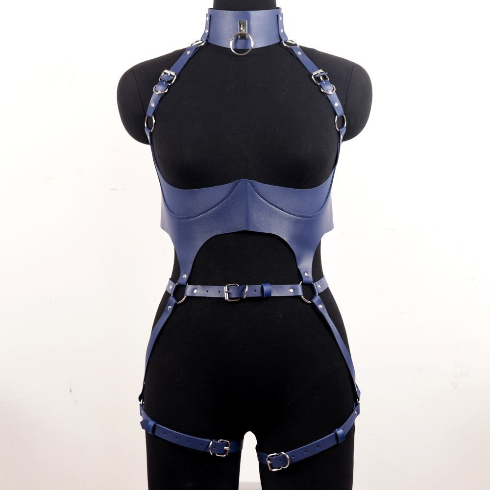 Leather Work Harness - Set di imbracature in pelle da