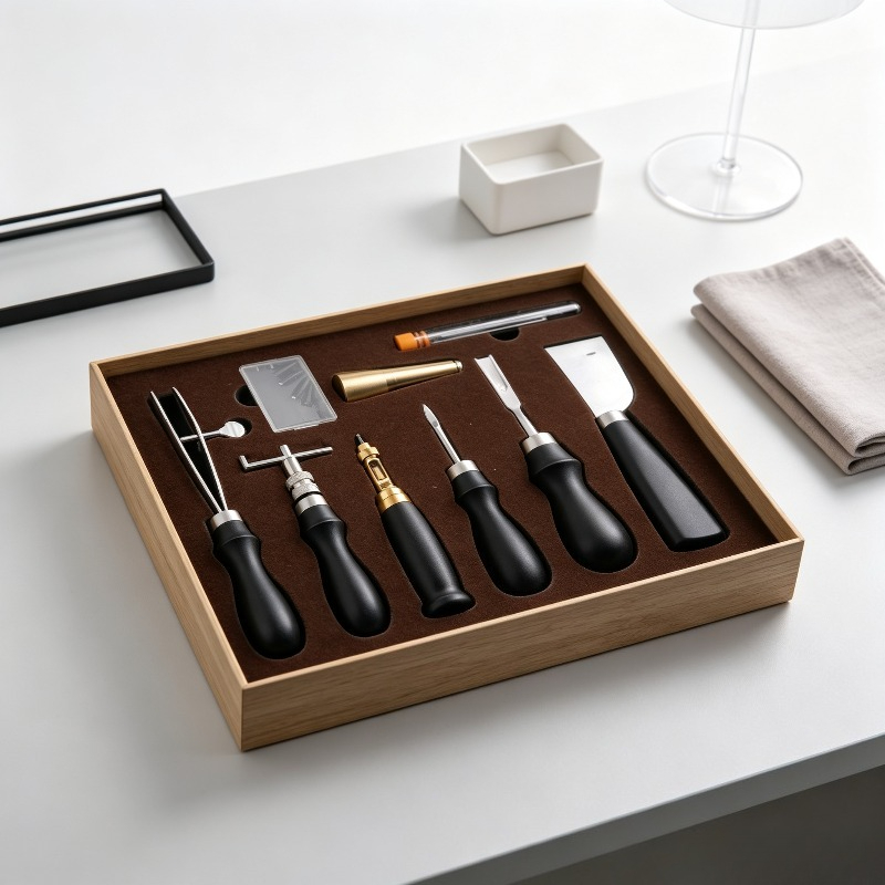 Leatherwork For Beginners - Kit Completo per Cucito in Pelle,