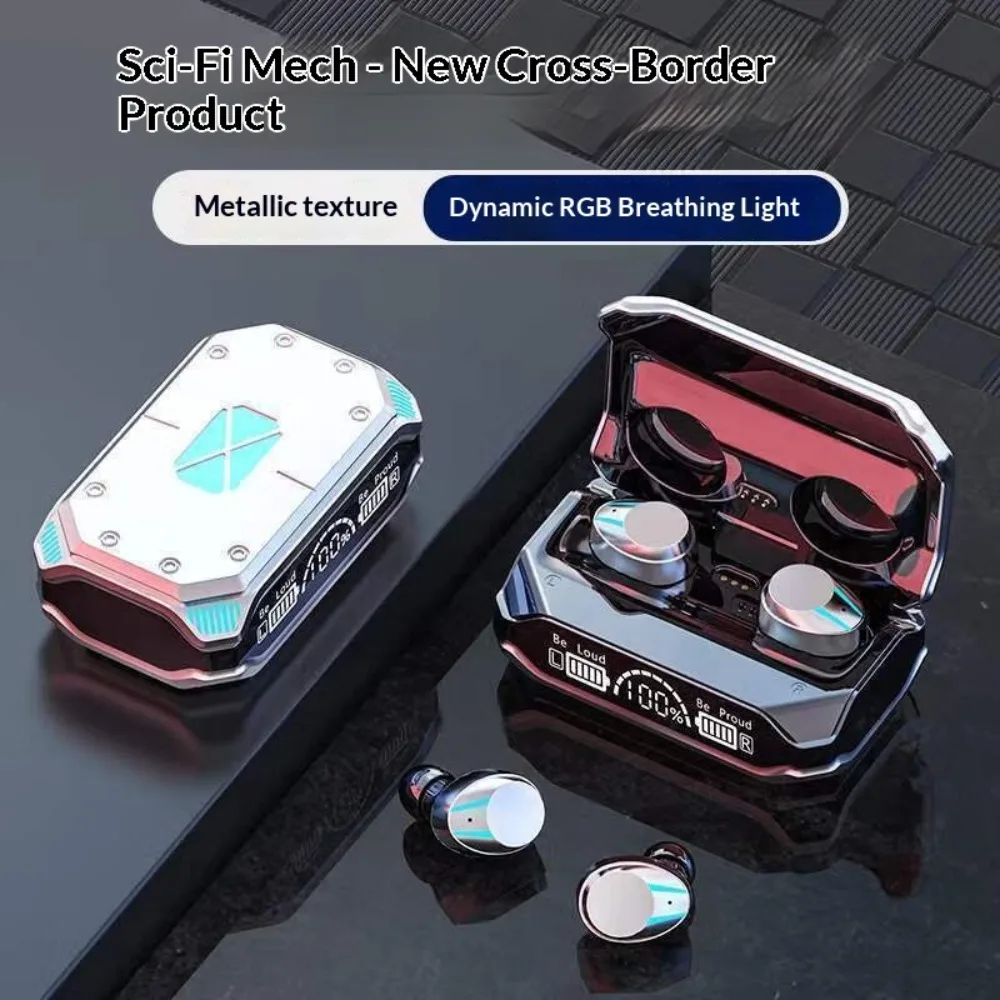 Leveling Leatherworking - Auricolari Wireless Bluetooth 5.3 con Lunga