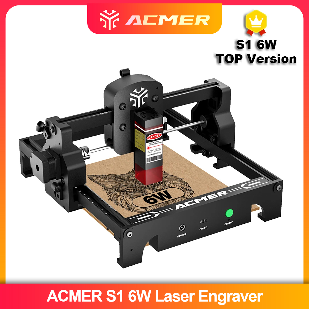 Leatherwork Machine - ACMER S1 2.5/3.5/6W Macchina per incisore