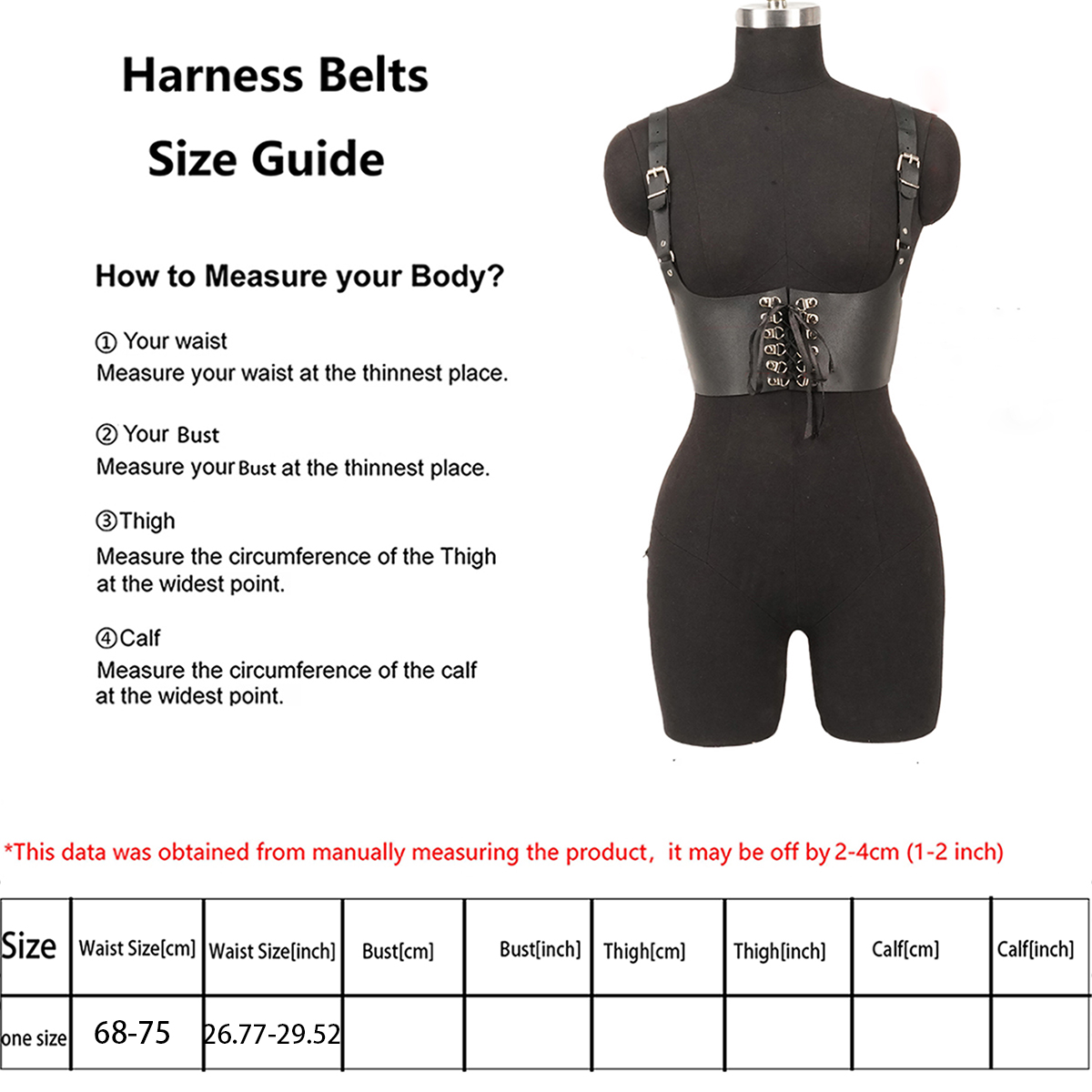 Cintura moda donna Bretelle pe - Leather Work Harness recensione e prezzo